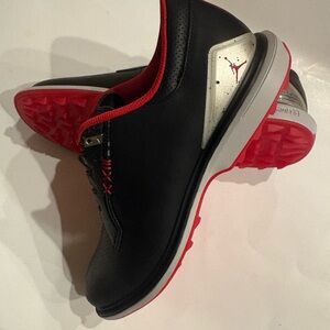 Nike Air Jordan ADG 5 Black Red Men’s 12 Golf Shoes FQ6642-001 New W/out Box